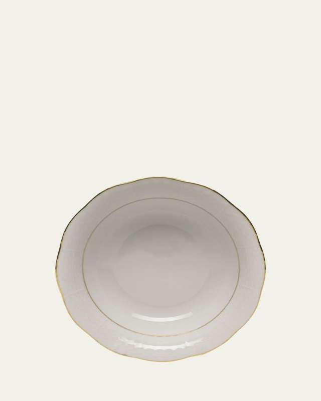 Golden Edge Oatmeal Bowl